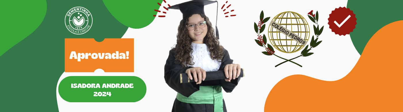 Banner da escola Sementinha